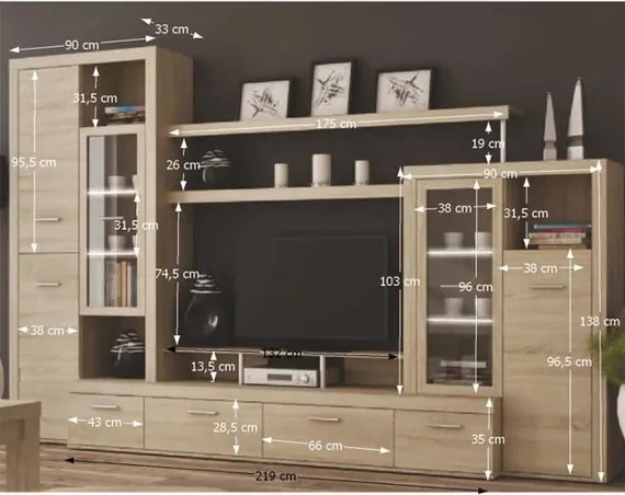 Nappali sor sonoma tölgyfa