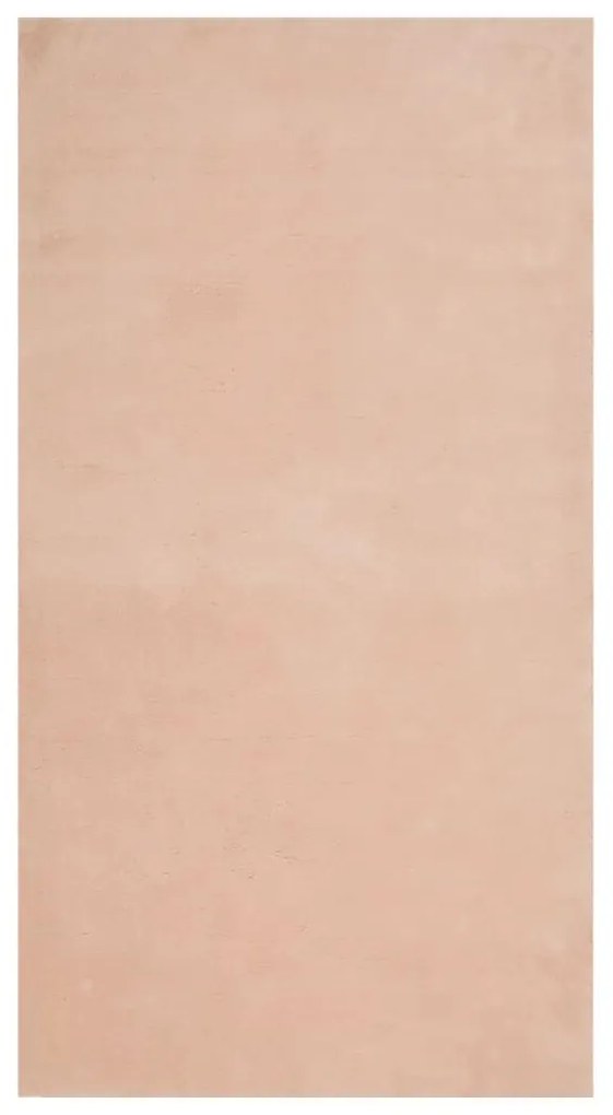 HUARTE púderszínű rövid szálú puha és mosható szőnyeg 80x150 cm