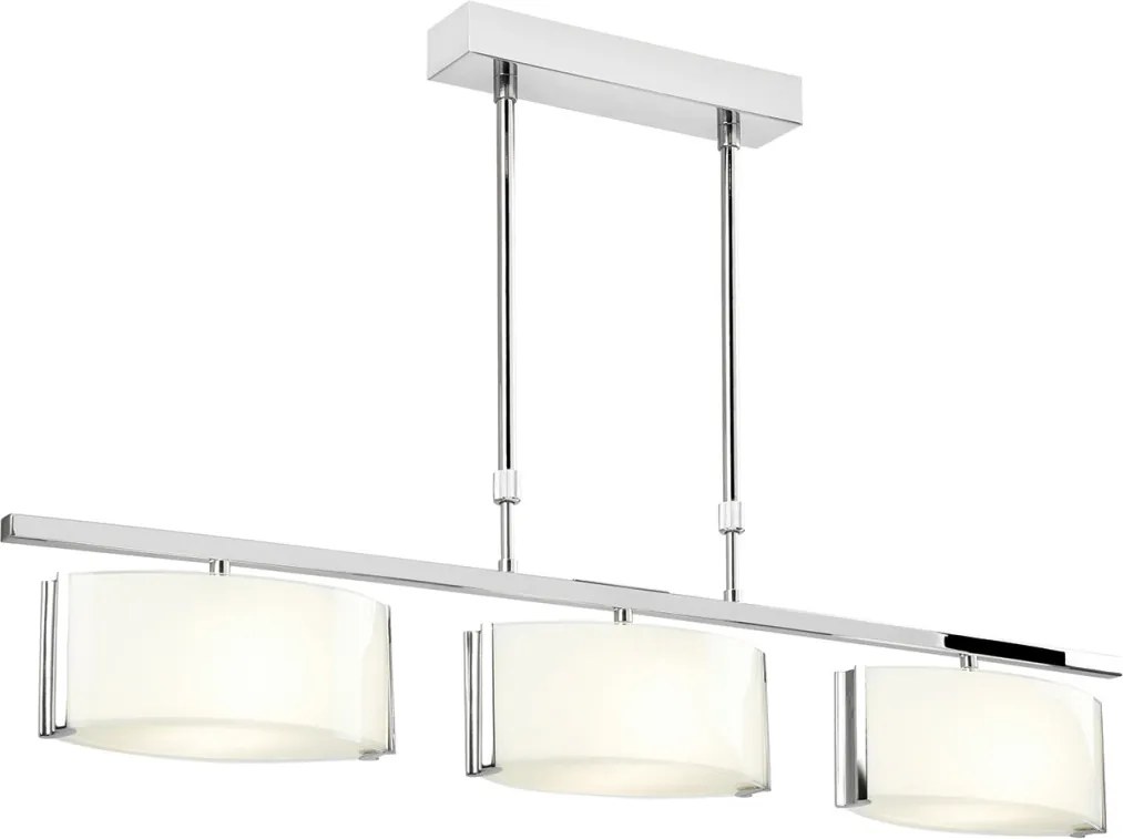 ENDON CLEF-BAR-3CH CLEF Modern Függesztett Lámpa Fehér, Króm G9 IP20