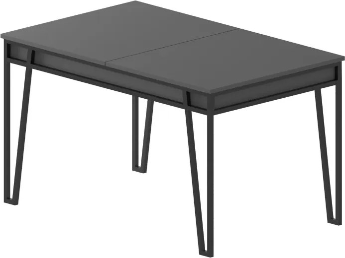 Pal étkezőasztal, antracit, 132 cm