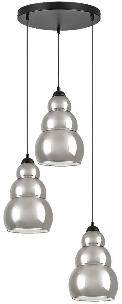 Rabalux 72213 - Csillár zsinóron SALVATORE 3xE27/40W/230V