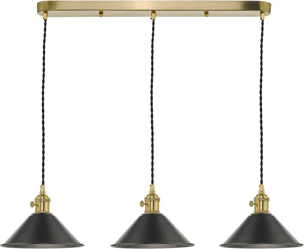 DAR LIGHTING HAD3640-02 HADANO Vintage Függesztett Lámpa E14 IP20