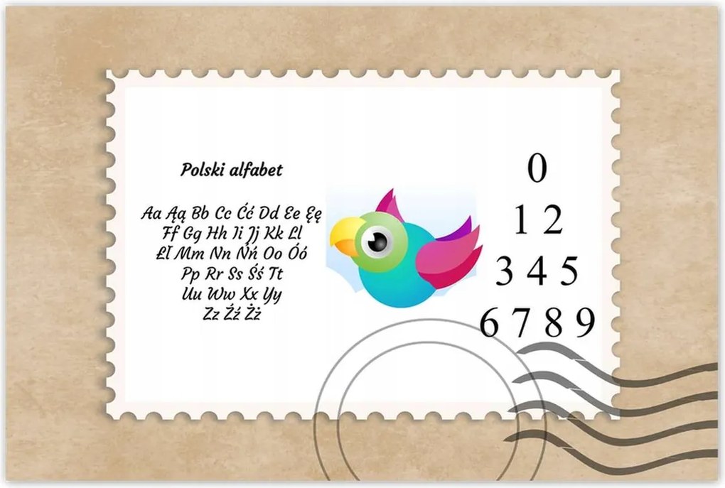 Poszterek 60x40 Ábécé Betűk Gyerekek