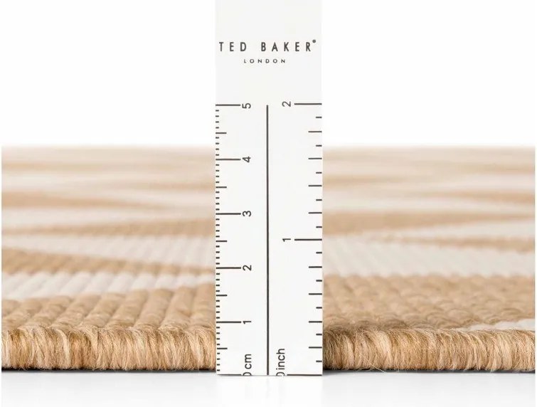 Krémszínű-natúr színű kültéri-beltéri szőnyeg 160x230 cm Haringey Terrick – Ted Baker