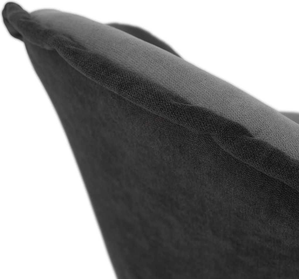 Fotel tárhellyel, sötétszürke/világosszürke, PERSI