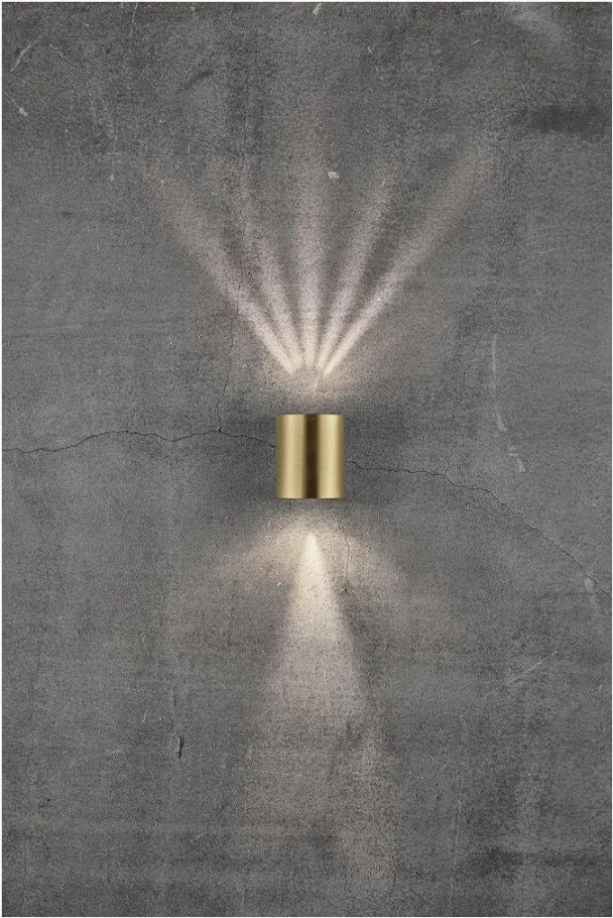 NORDLUX 49701035 CANTO Modern Kültéri Fali Lámpa Sárgaréz LED IP44