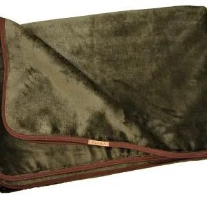 Pukka Olivia zöld Fleece pléd hordozóval