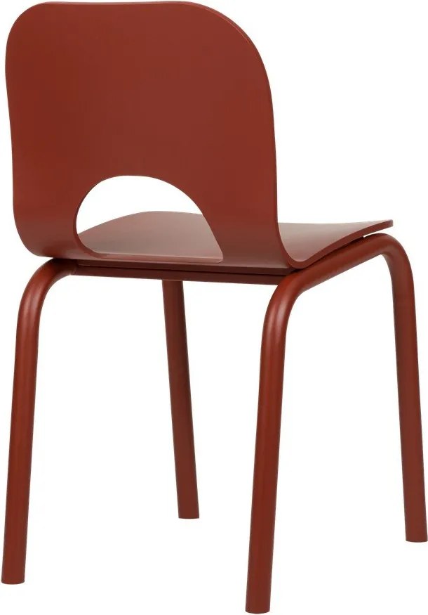 Piros étkezőszék Atto – noo.ma