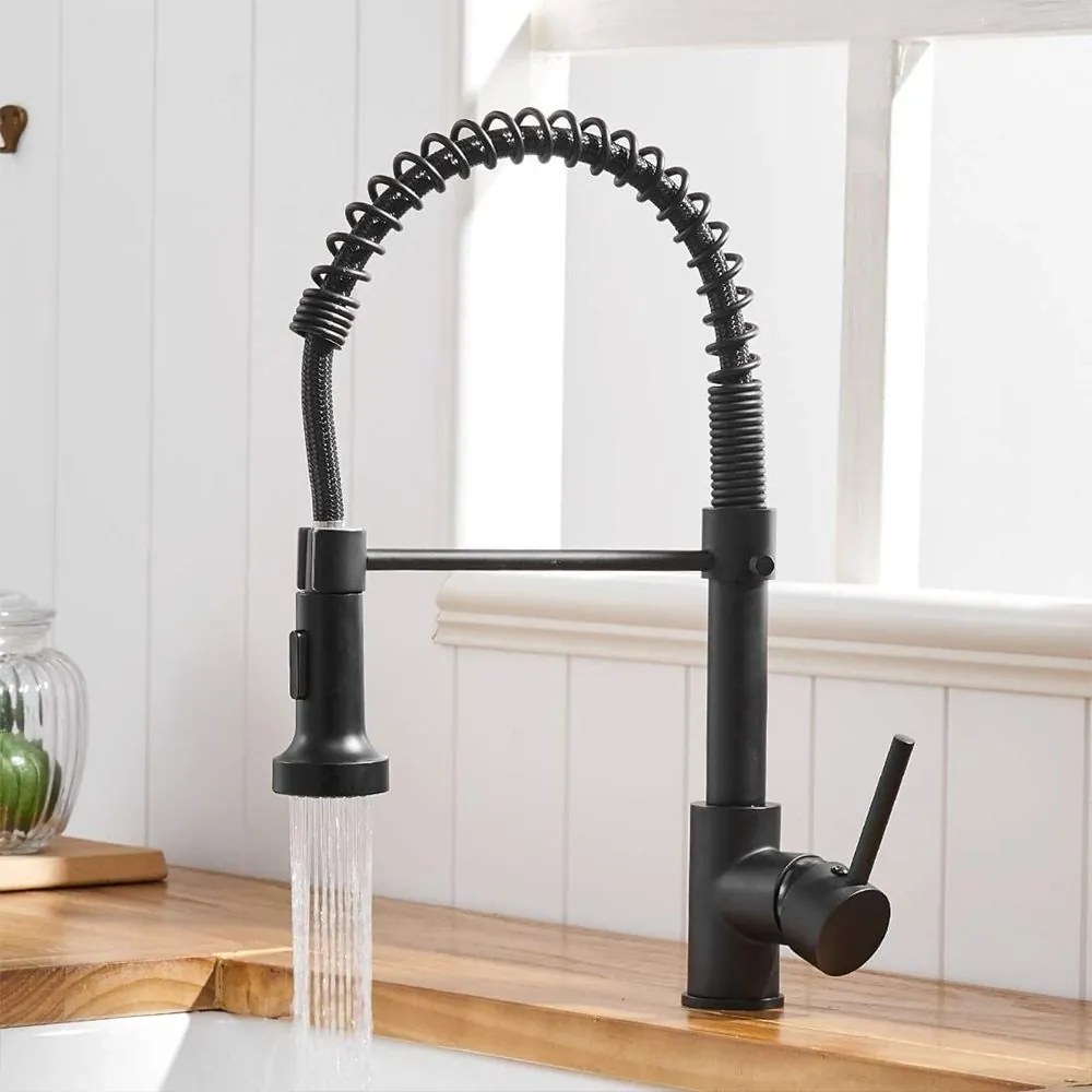 Konyhai csaptelep Rea Spring black