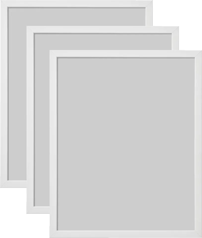 Ikea Fiskbo Képkeret 40x50CM 3 Db Fehér