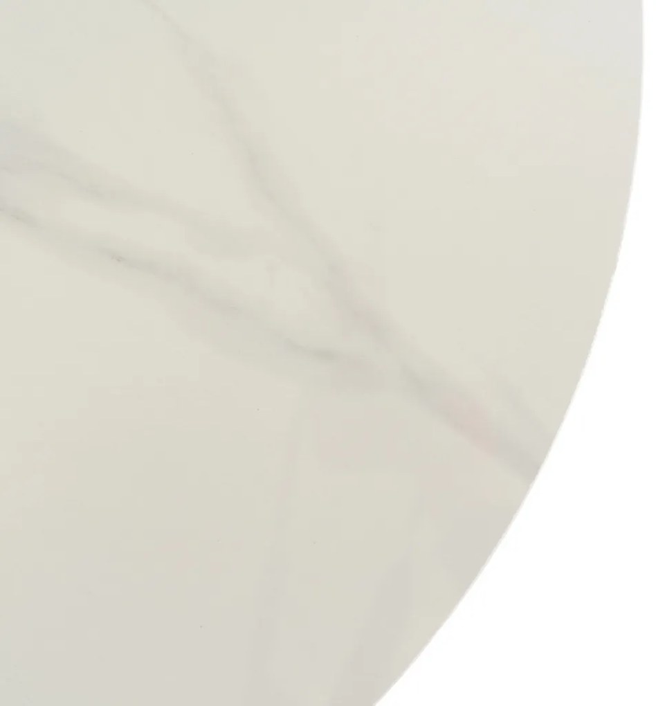 Fehér Márványhatású Kőlap Dohányzóasztal. MARINE