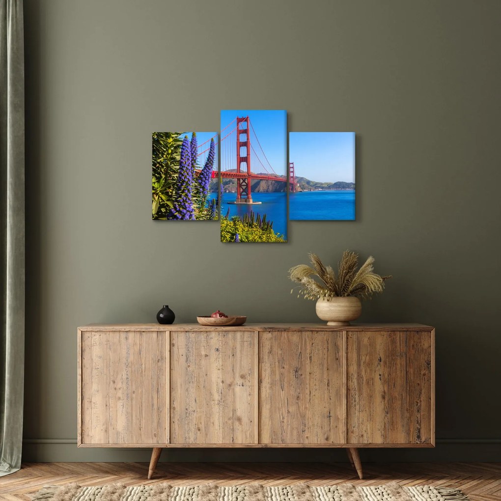 Kép - Golden Gate híd, San Francisco (90x60 cm)