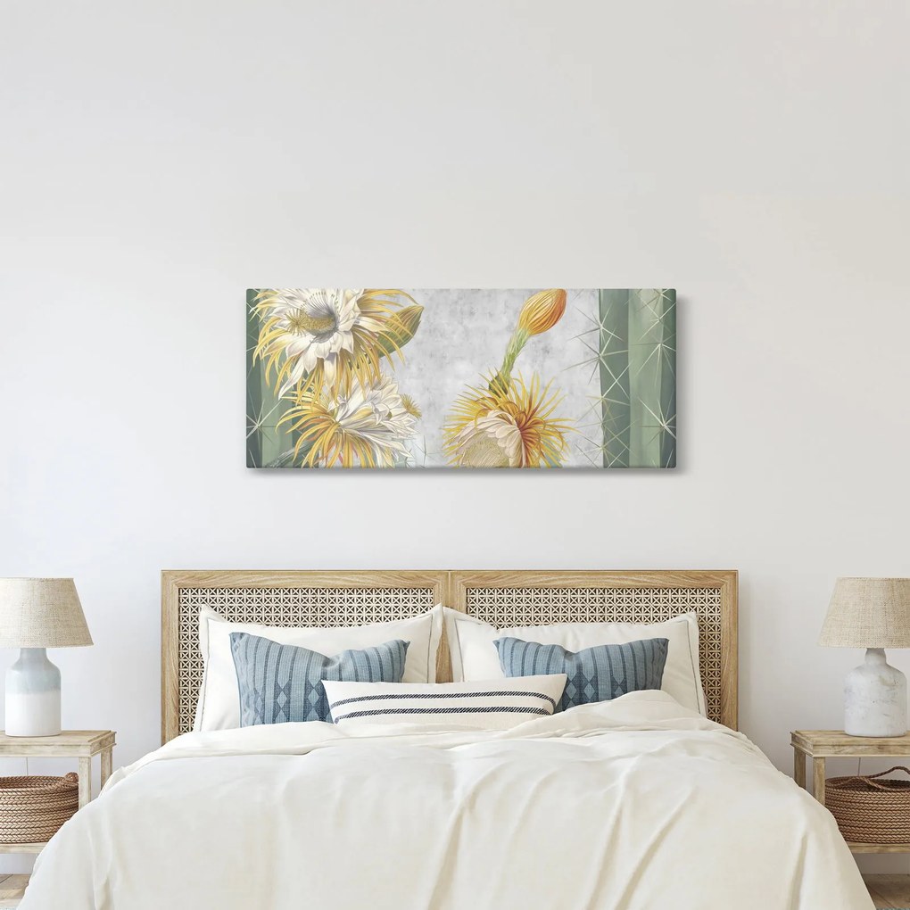 Kép - virágzó kaktuszok (120x50 cm)