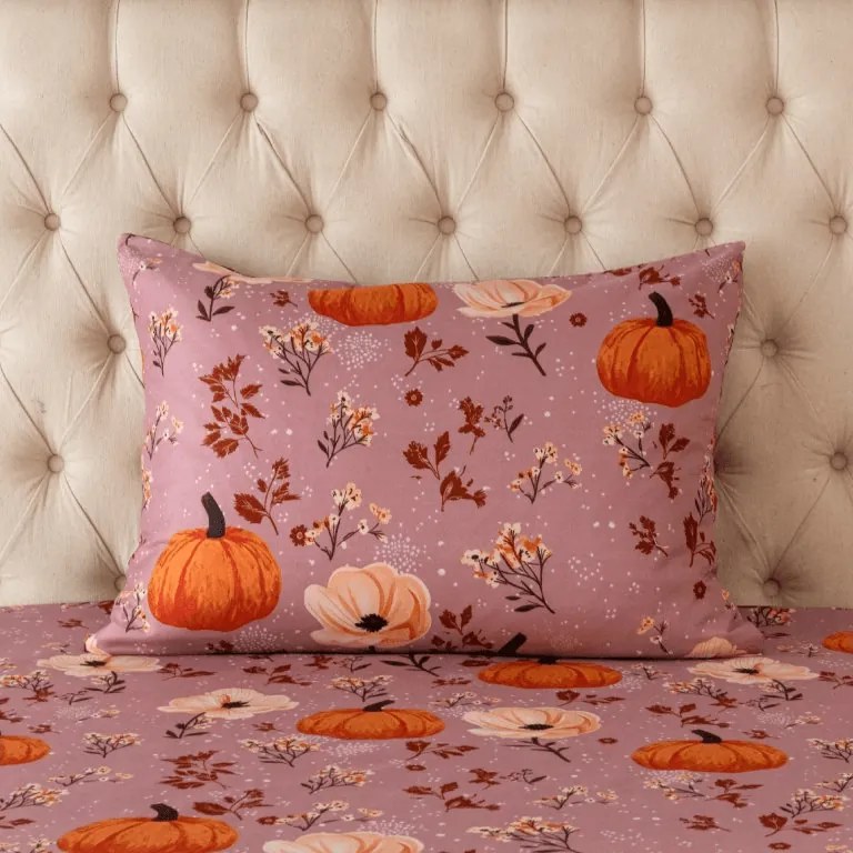 Mikroszálas párnahuzat PUMPKINS ROSAVIE 50x70 cm, régi rózsaszín