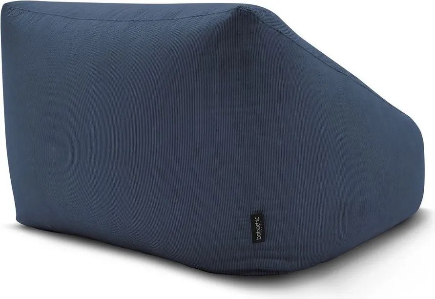 Sötétkék kordbársony babzsákfotel Lilibet – Bobochic Paris