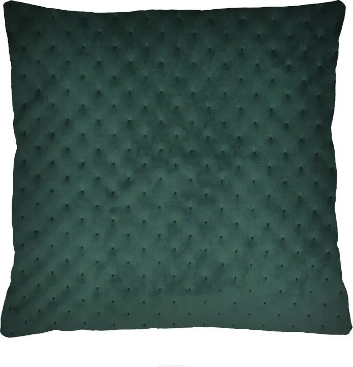 Párna Bertoni steppelt velúr Zöld 50x50 cm