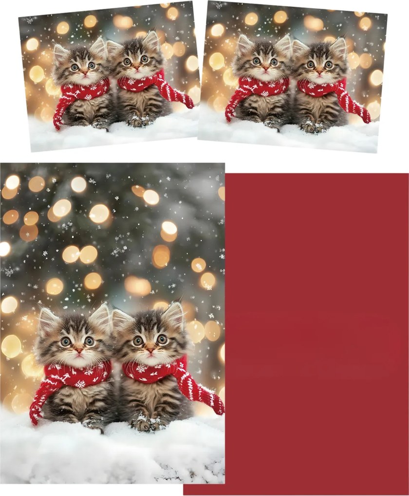 3D Mikroszálas ágyneműhuzat SNOWY PAWS színes Ágyneműhuzat mérete: 70 x 90 cm | 140 x 200 cm