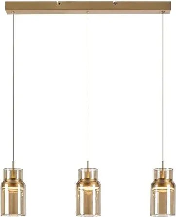Rabalux zayen függeszték 27w 1400lm ip20 arany borostyán