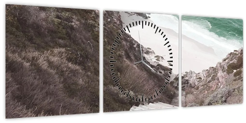 Kép - Utazás a Smaragd-tengerhez (órával) (90x30 cm)