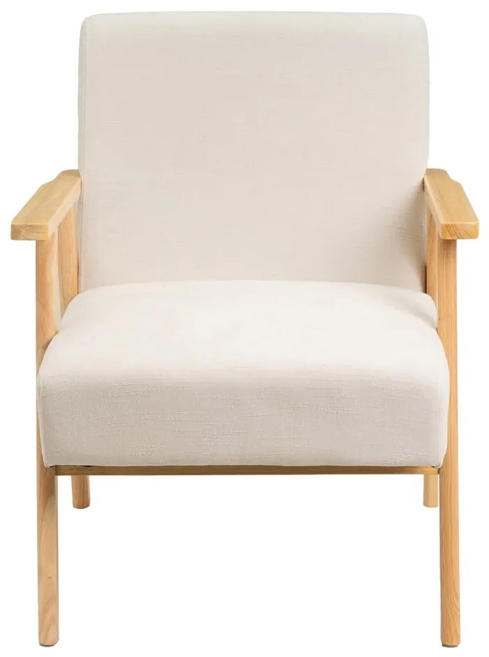 Fehér zsenília fotel Vintage – Casa Selección