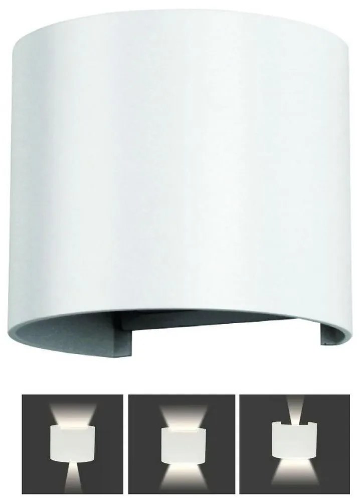 V-Tac LED Kültéri fali lámpa LED/6W/230V 4000K IP65 fehér VT0970
