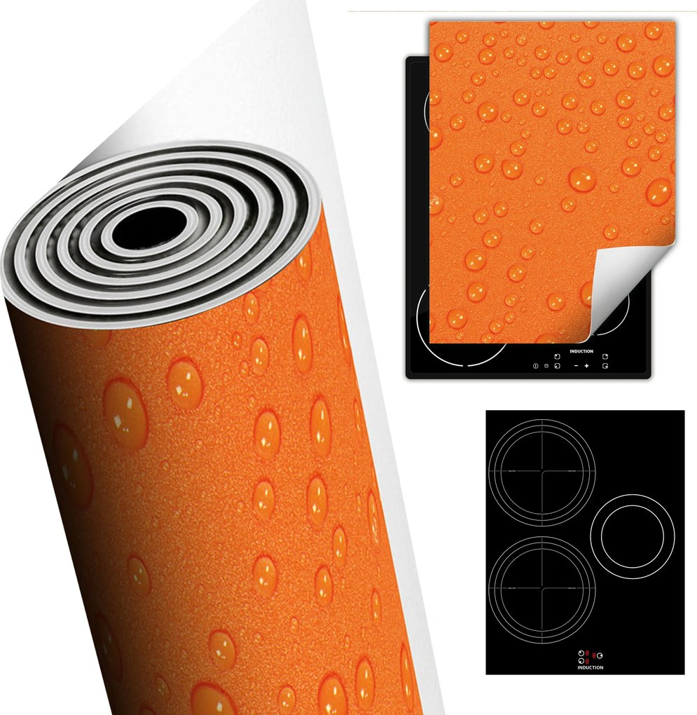 Tűzhelyvédő Szőnyeg Asztali Dekoráció 40x52 narancssárga csepp