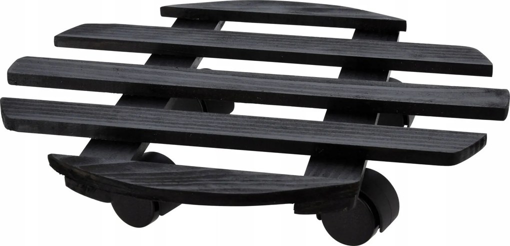 Gurulós Állvány fa virágtartó alá Ø 28 cm