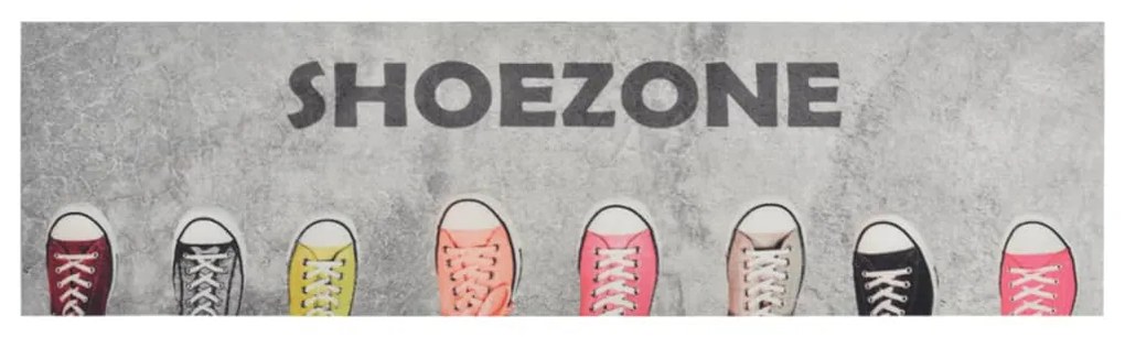 mosható shoezone feliratos bársony konyhaszőnyeg 45x150 cm