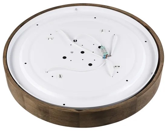 Brilagi - LED mennyezeti lámpa CARVALHO 4xE27/60W/230V tölgy-dió átm. 57,5 cm