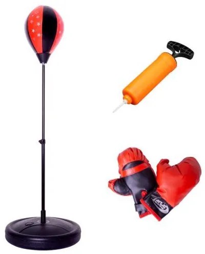 Bokszzsák CorbySport bokszkesztyűvel 75 x 35 cm