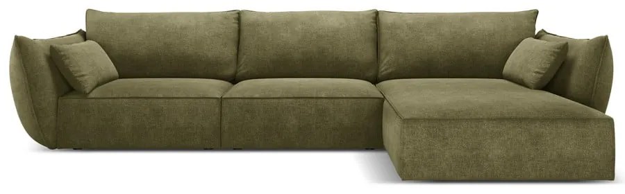 Zöld sarokkanapé (jobb oldali) Vanda – Mazzini Sofas
