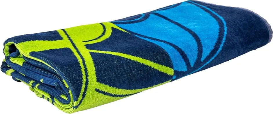 BALATON Strandtörölköző kék-zöld 2024 160x86cm