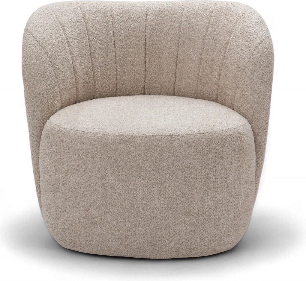 Soya relax fotel - bézs bouclé Catch Me 02