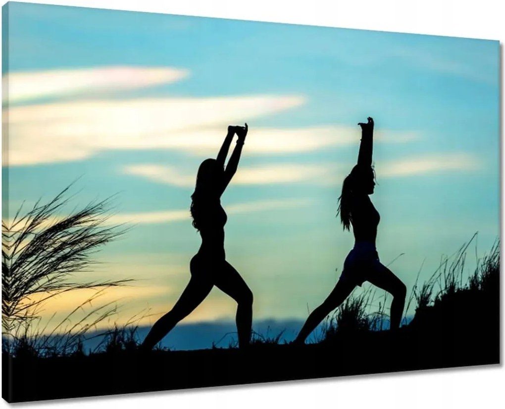 Vászonkép 70x50 Reggeli jóga