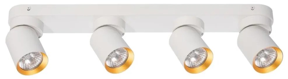 Spotlámpa ANDY 4xGU10/8W/230V fehér/arany