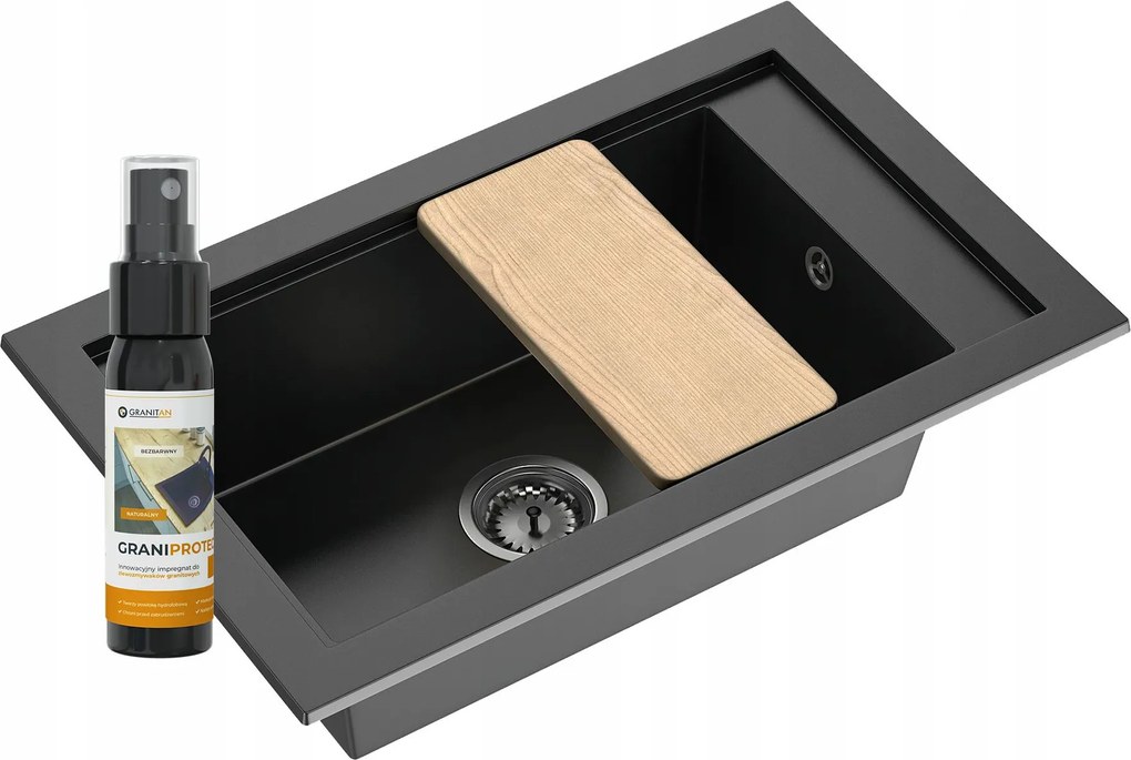 Panama Gránit Mosogató Konyhai Mosogató +szifon