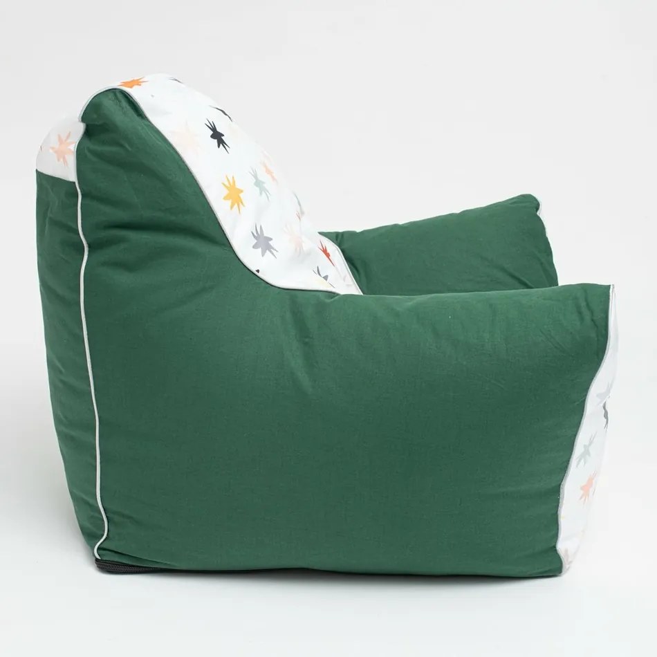New Baby gyerek fotel golyókkal töltött, zöld