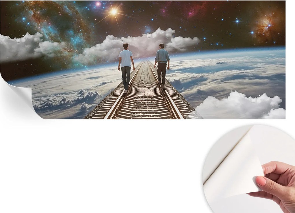 Öntapadós fotótapéta Falra 3D Loft Űrtúra 250x104 cm