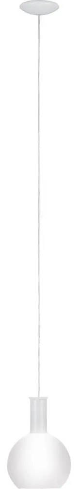 Eglo 62266 - Csillár zsinóron PASCOA 1xE27/60W/230V 20 cm fehér
