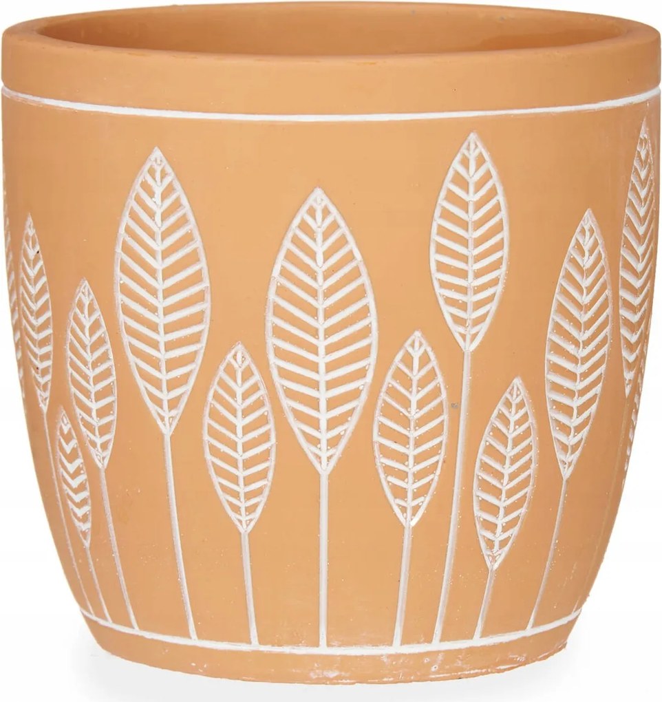 Leaves terrakotta virágtartó fedél