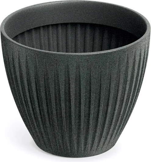 Virágtartó Latia Round Gránit