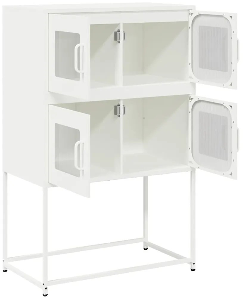 Magastábla Fehér 68x39x107 cm Acél