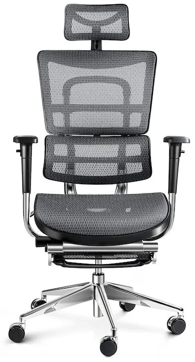 DIABLO V-MASTER ergonomikus irodai szék: fekete-szürke Diablochairs