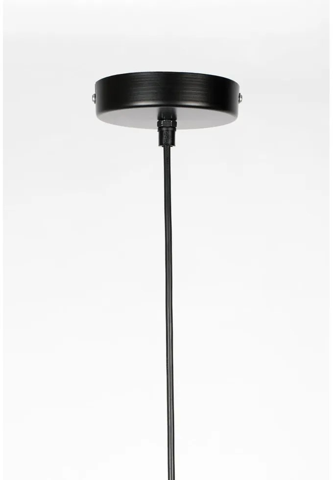 Lena fekete függőlámpa, ø 48 cm - White Label