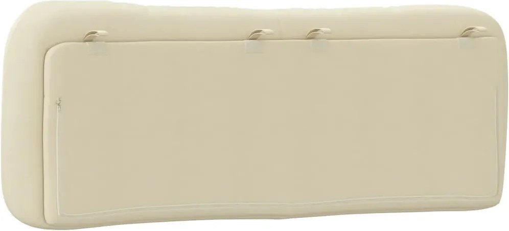 krémszínű szövet fejtámla párna Hvar 140 cm