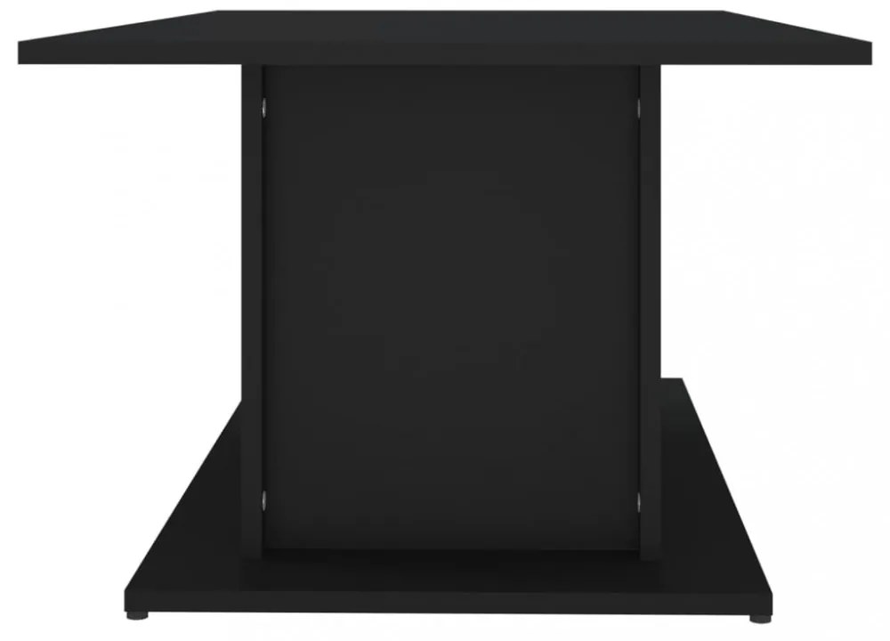 fekete szerelt fa dohányzóasztal 102x55,5x40 cm