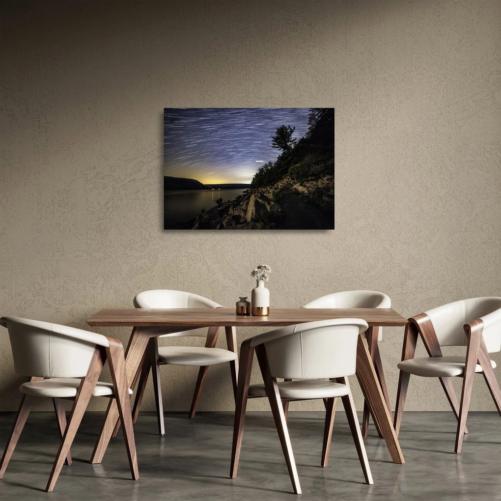 Kép - naplemente égbolt (üvegen) (70x50 cm)