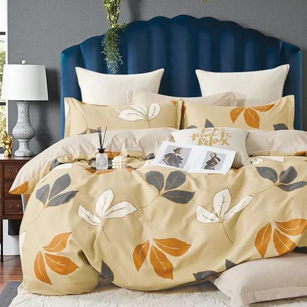 7 részes ágynemű LEAFS 140x200 cm