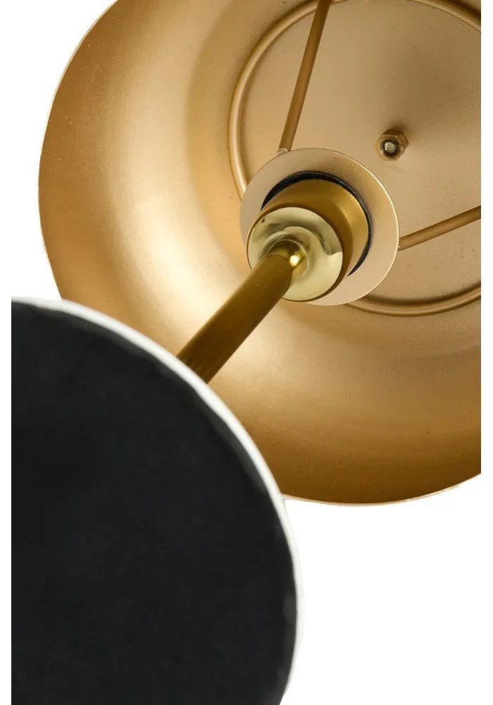 Barna asztali lámpa fém búrával (magasság 34 cm) Surin – Light &amp; Living