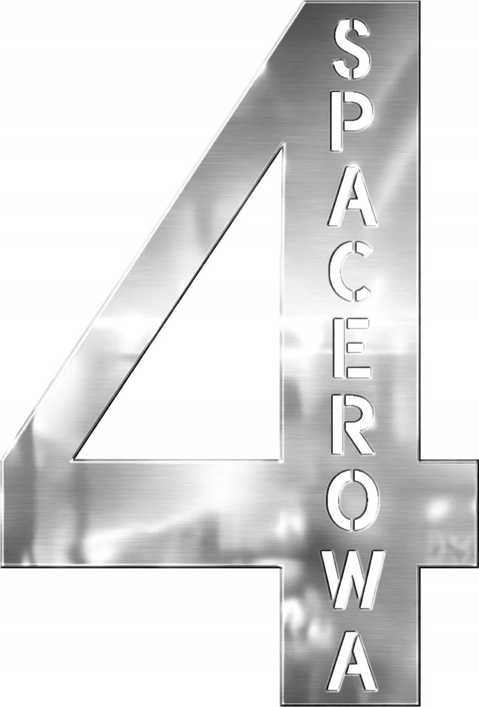 Címtábla számjegy rozsdamentes acél 100 cm házszám utca Cnc lézer